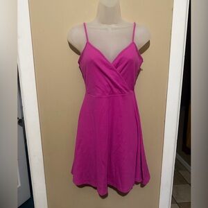 Wild Fable Pink Wrap Mini Dress